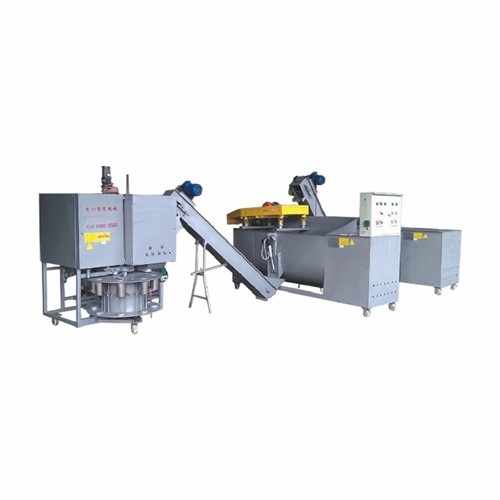 Stamping and bagging production line